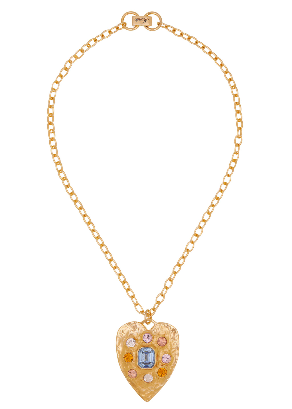 Tropicana Necklace in Gold - Light Blue