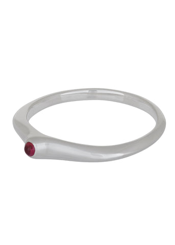 Dulce Ring in Silver - Ruby