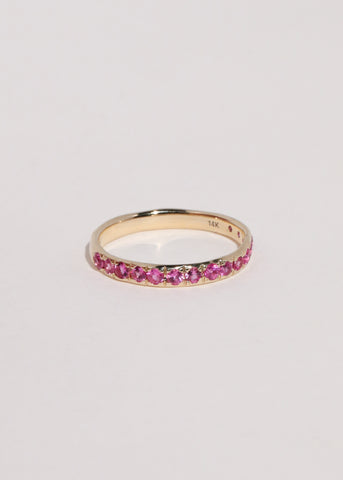 Amador 3mm Pave - Pink Sapphire