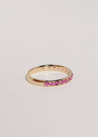 Amador 3mm Pave - Pink Sapphire