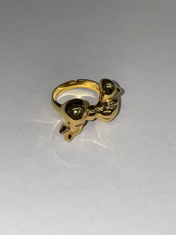 Archive Big Bow Ring in Gold