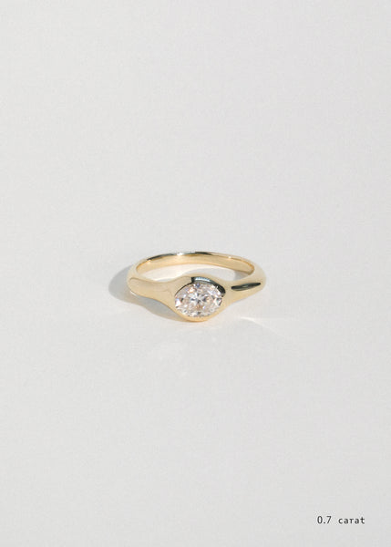 Cecil Ring in Gold - Diamond – Mondo Mondo