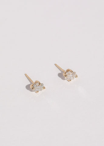 Guinevere Studs - Diamond