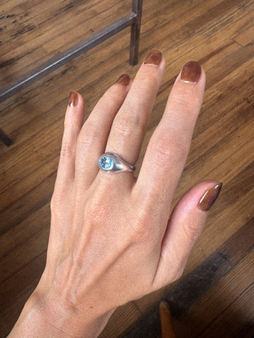Palatial Ring - Sky Blue Topaz
