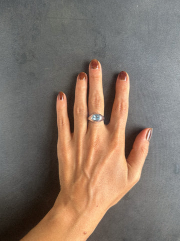 Palatial Ring - Sky Blue Topaz