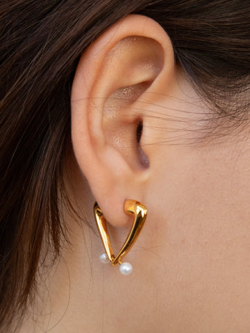 Astro Hoops in Gold