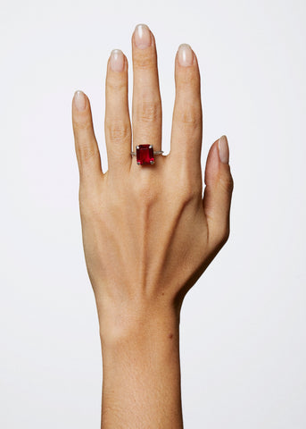 Archive Teddy Ring - Cherry