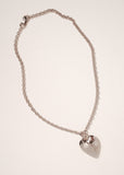 Heart Burn Pendant in Silver