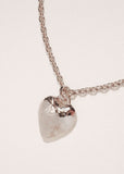 Heart Burn Pendant in Silver