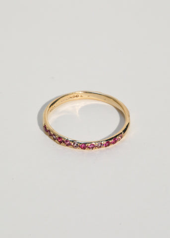 Archive Amador 2mm Pave - Pink Sapphire Gradient