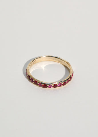 Archive Amador 3mm Pave - Ruby & Pink Sapphire