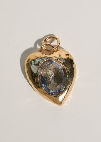 Archive Pacha Charm in Gold - Light Blue