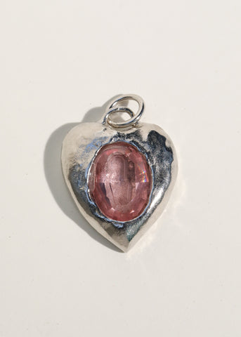 Archive Pacha Charm in Silver - Light Rose