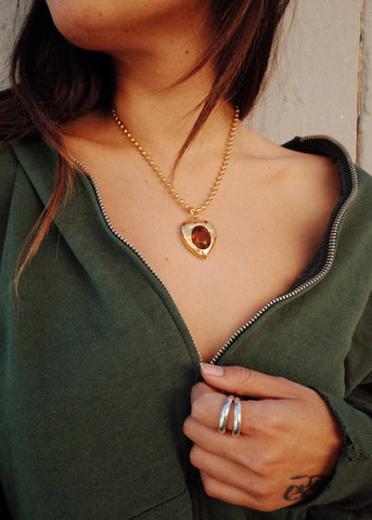 Pacha Necklace in Gold - Bear