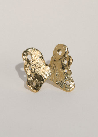 Butterfly Ring in Brass