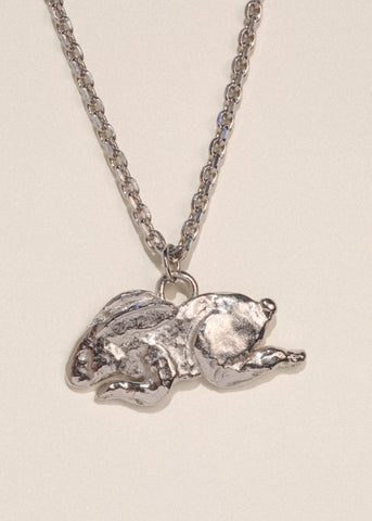 Rabbit Pendant in Silver