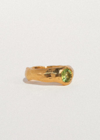 Zap Ring in Gold Vermeil - Peridot