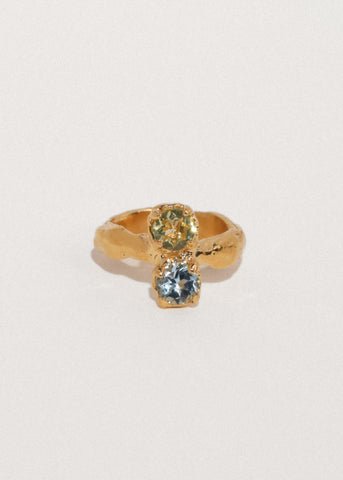 Kiss Ring in Gold Vermeil