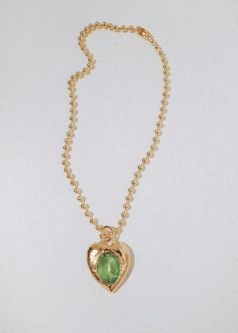 Pacha Necklace in Gold - Peridot