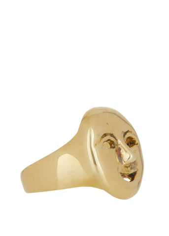 Friend Ring in Brass