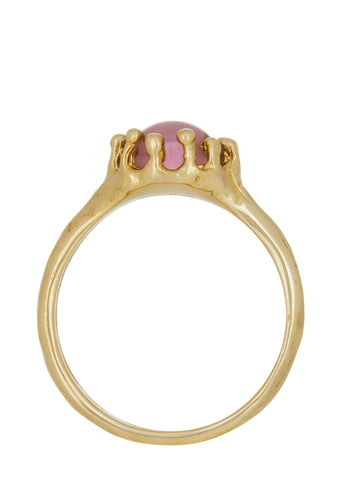 Archive Lush Ring in Brass - Lavender