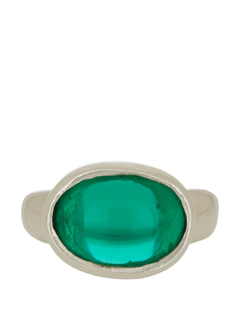 Archive Wonderful Ring in Sterling Silver - Emerald