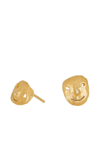 Street Life Studs in Gold