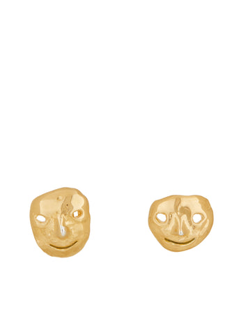 Street Life Studs in Gold