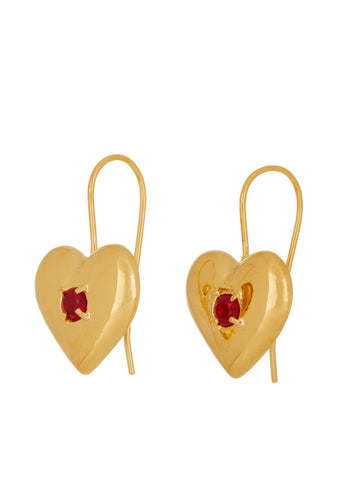Lover Earrings in Gold - Polished