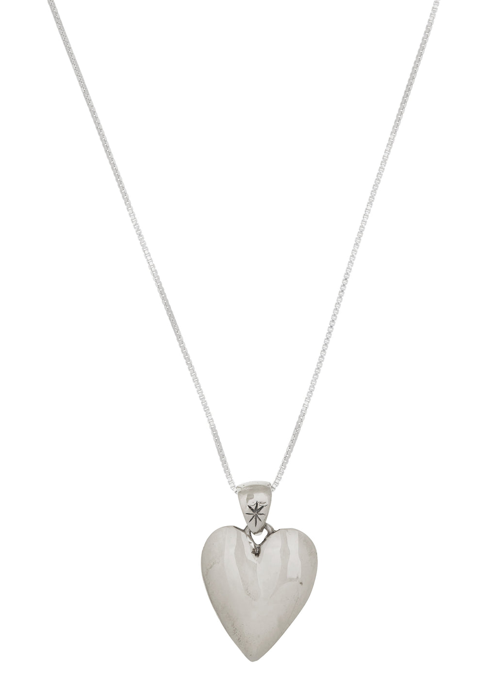 Heart Necklace in Sterling Silver