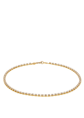 Crystal Choker in Gold