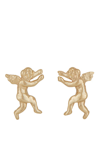 Eros and Psyche Studs in 14k