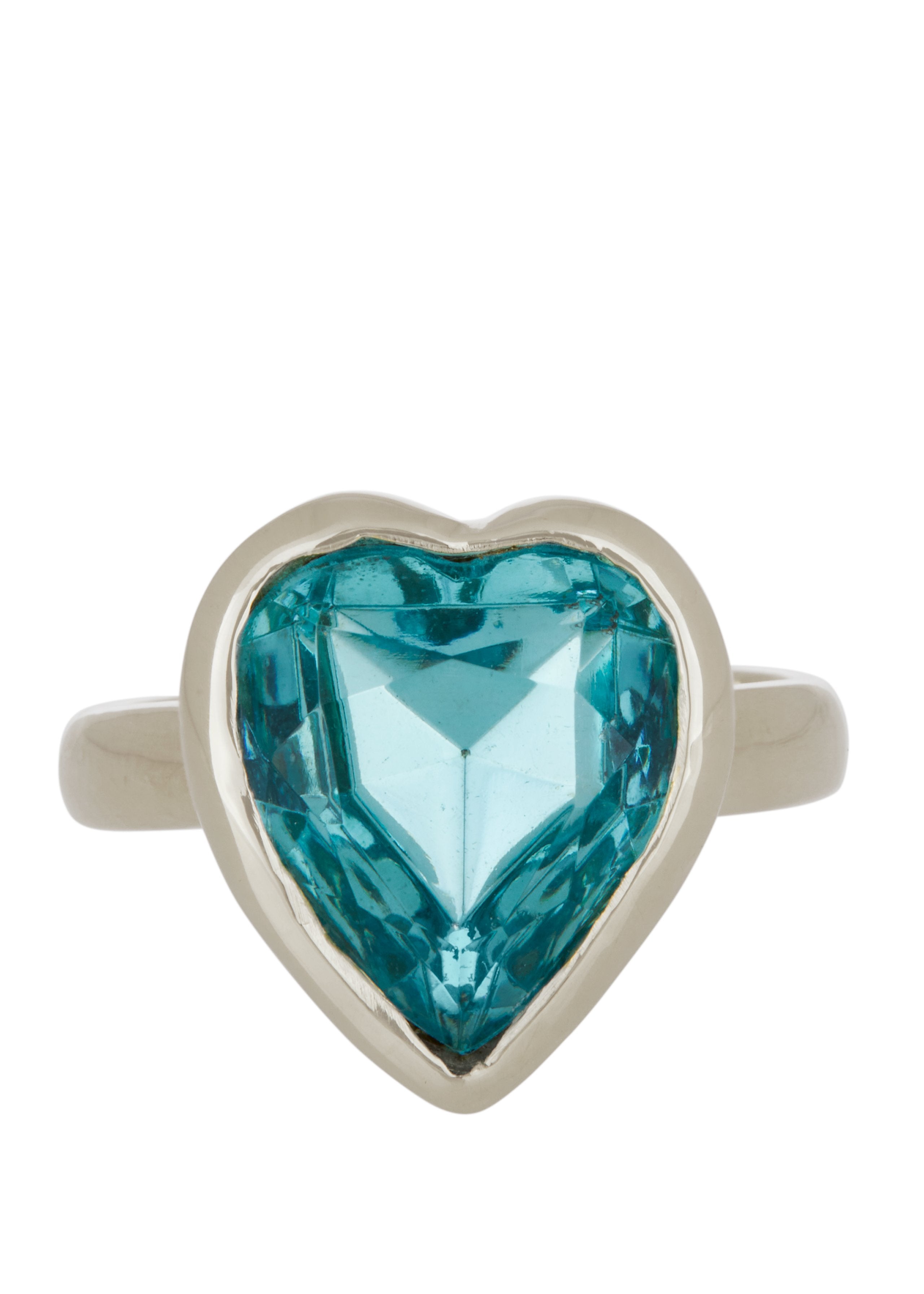 Lovely Ring in Sterling Silver - Aqua – Mondo Mondo