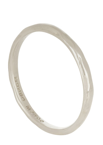 Amador Band 2mm in White Gold