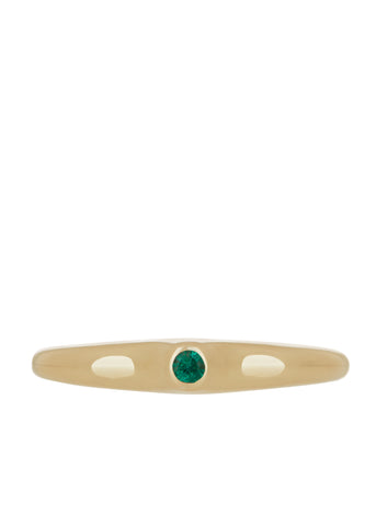 Dulce Ring - Faceted Emerald