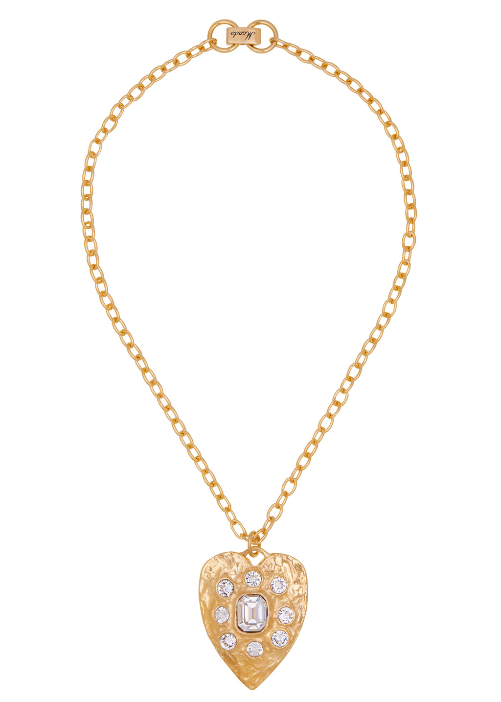 Tropicana Necklace in Gold - Crystal