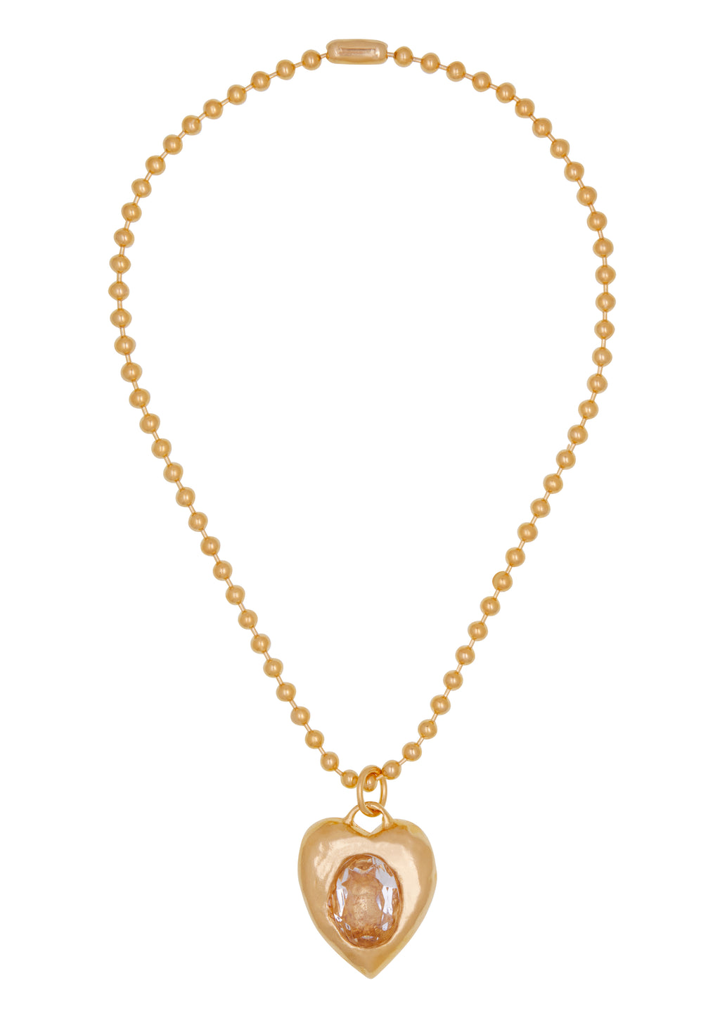Pacha Necklace in Gold - Crystal