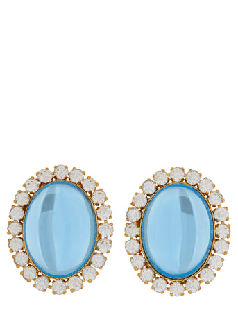 Tinseltown Earrings - Light Sapphire