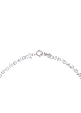 Crystal Bracelet in Silver
