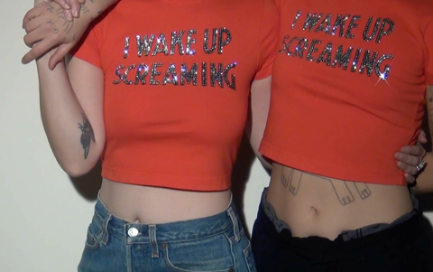 I Wake Up Screaming Baby Tee