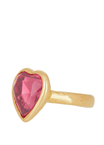 Lovely Ring in Brass - Rosa